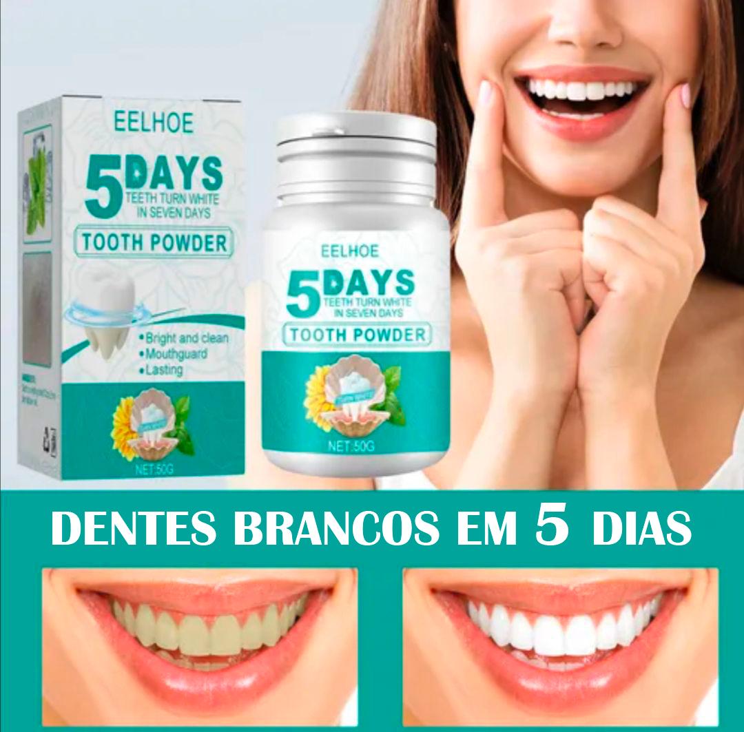 Pó Dental Milagroso😍Dentes Brancos EM 5DIAS🔥
